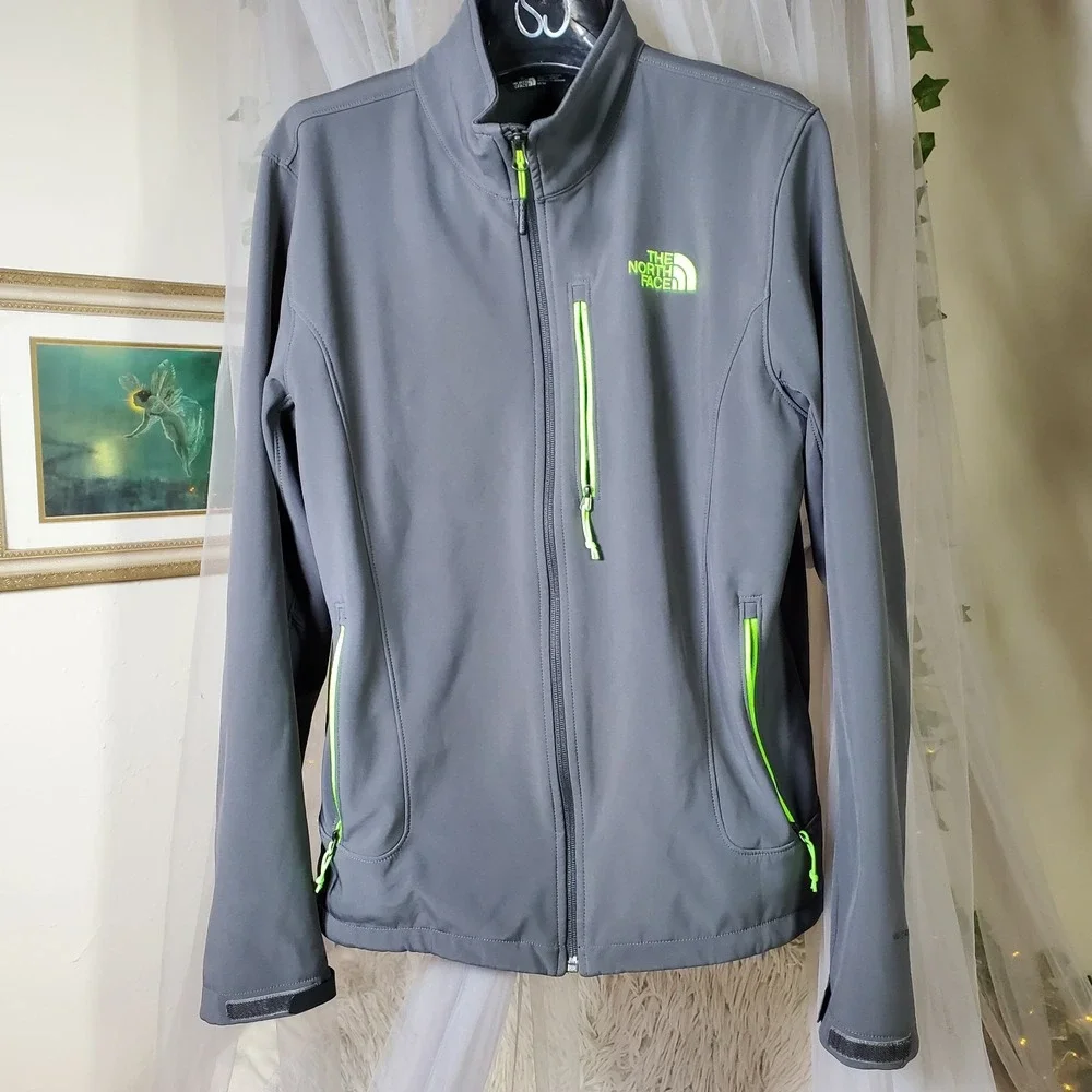 The North Face Men's Shellrock Jacket Windwall Gorpcore Zip Pockets Full Zip